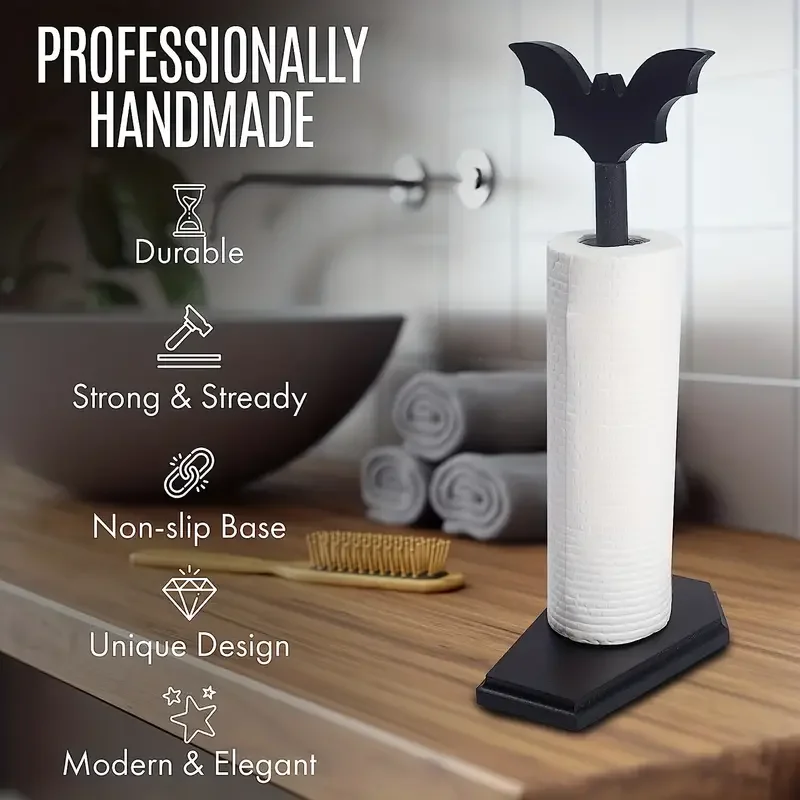 Bat Paper Towel Holder - Hallo - Home Bathroom Paper Towels recension och pris
