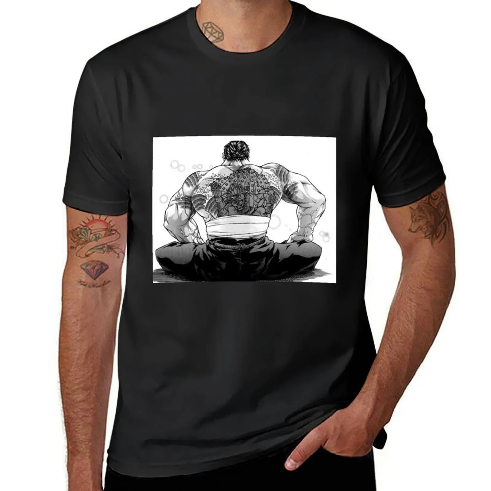 

Hanayama tattoo T-Shirt customs design your own plus size tops quick-drying blanks Men's clothing