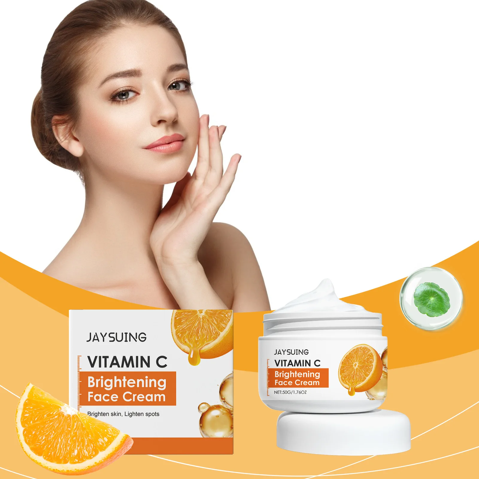 Vitamin C Cream Moisturizing Fruit-Infused Face Serum with Vitamin C for Hydration, Bright and Tight Skin Nourishing and Firming