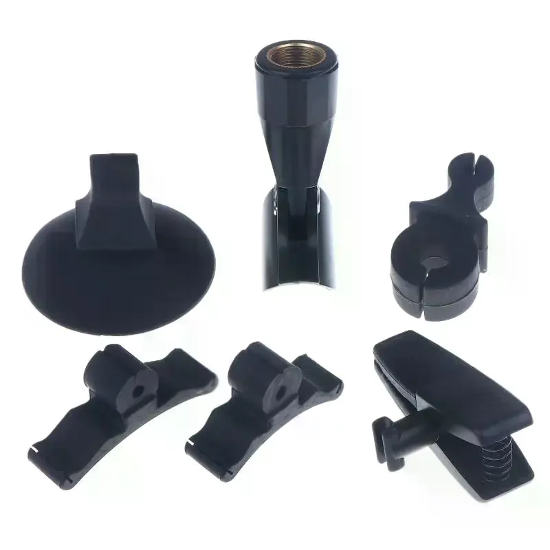 للكمان سهل التركيب، حامل ميكروفون مكثف قوي، مشبك ميكروفون، حامل ميكروفون، ملحق ميكروفون