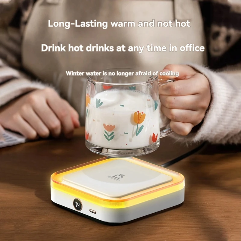 Smart Mug Warmer  Coffee Warmer For Desk Auto Shut Off Coffee Cup Warmer  For Desk Use Keep Beverages Warmer