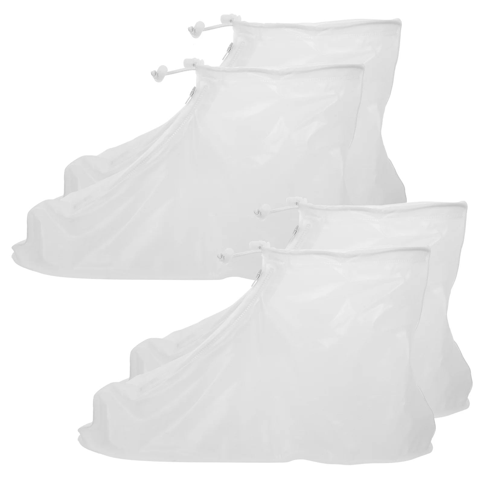 

2pcs Waterproof Shoe Cover Anti-Slip Rain Protector For Adult Mud Durable Overshoes Rainy Day Use Protective