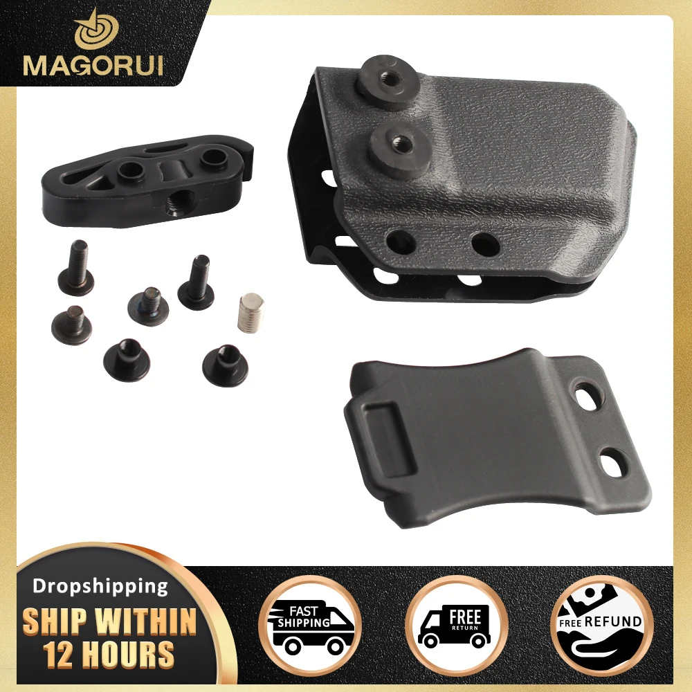 MAGORUI Universal 9mm/.40 Double Stack Mag Carrier Echo Carrier IWB/OWB For Glock CZ S&W H&K Springfield Armory SIG P320 P365