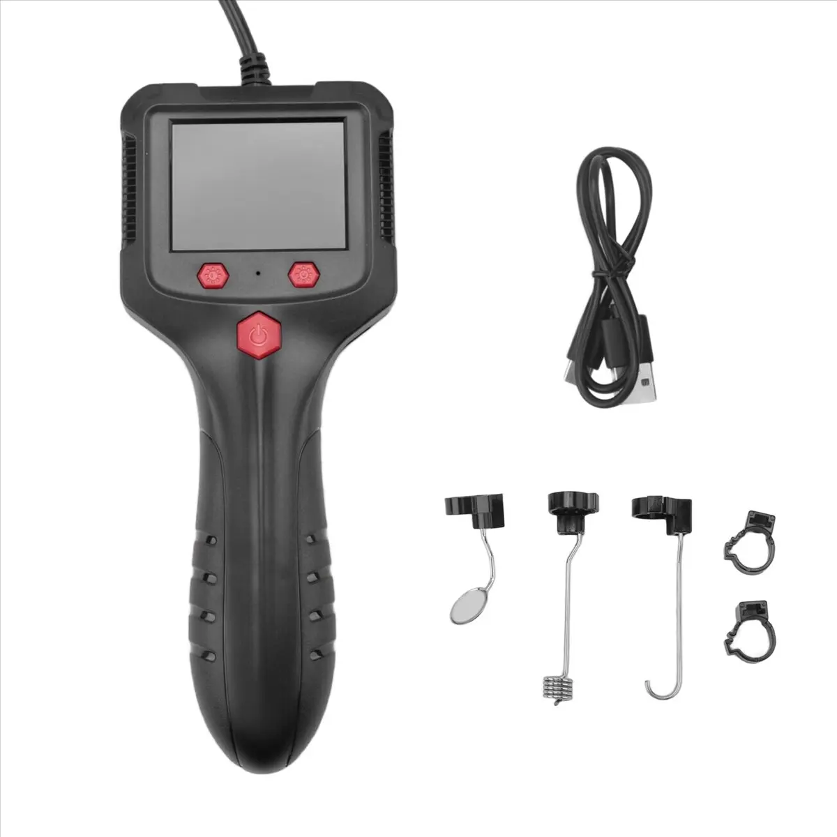 *HOPE 8mm HD Endoscope Camera 1080P IP67 Waterproof Camera Rigid Cable Pipe Sewer Detect Car Borescope