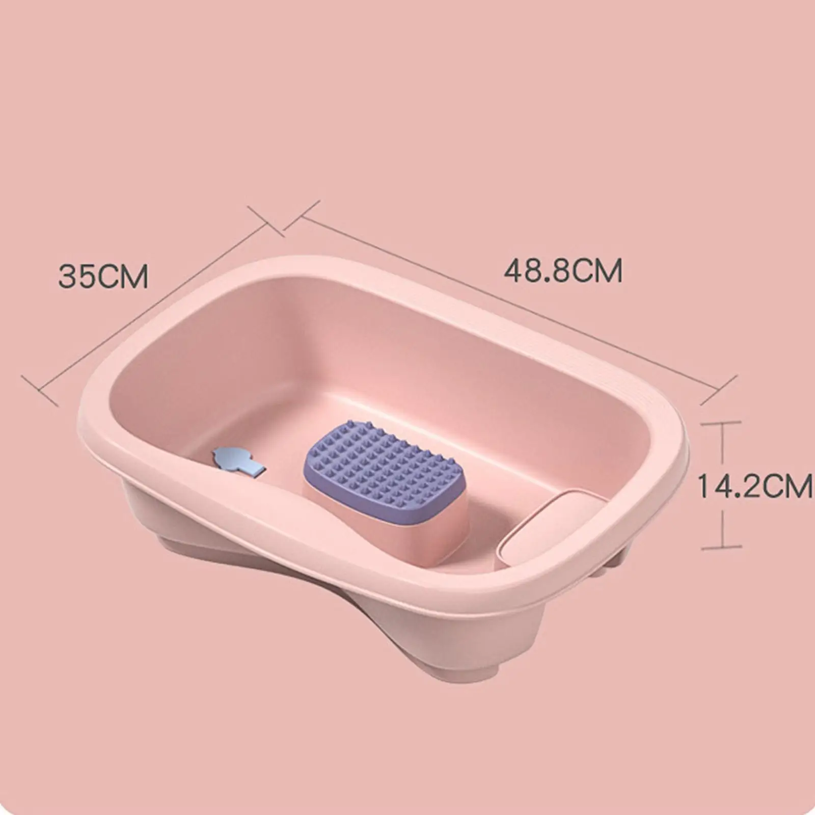 أحواض شامبو بجانب السرير، وسادة EVA للحساسة لدرجة الحرارة من السيليكون للاستحمام