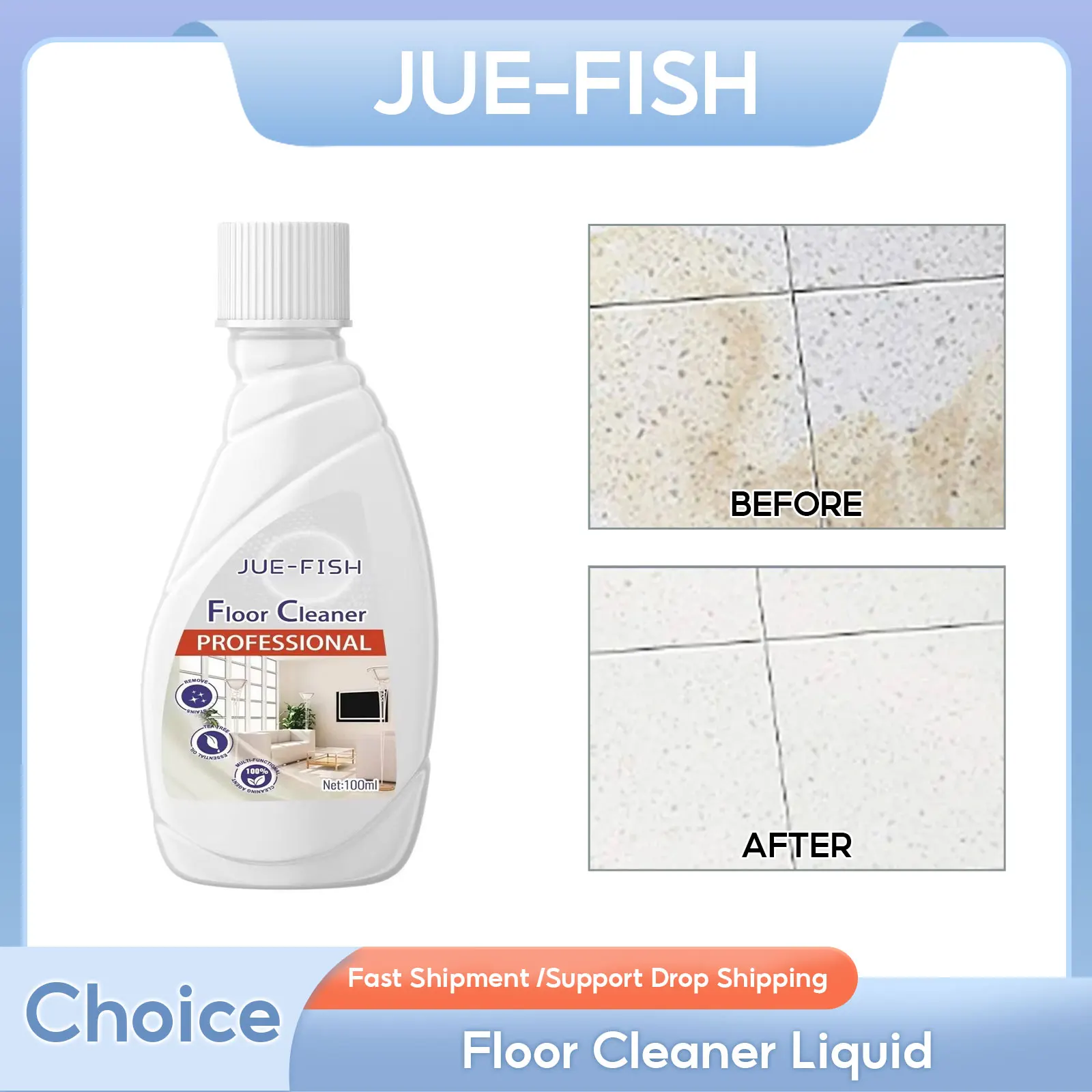 

Floor Cleaner Liquid Wood Floor Brightening Tile Stain Remover Polishing Floor Scratch Decontamination Tile Cleaning Solution