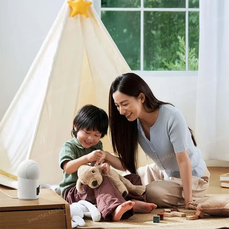 XIAOMI Smart Camera 4 Dual-Lens 3K Dual View, AI Human/Pet/Baby Cry Detection,Wi-Fi 6,Color Night Vision,CN Version With Adapter