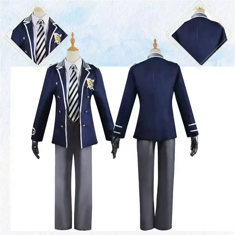 Cosplay Costume Cute Academy School Uniform Inspired Preppy Style Outfit Set