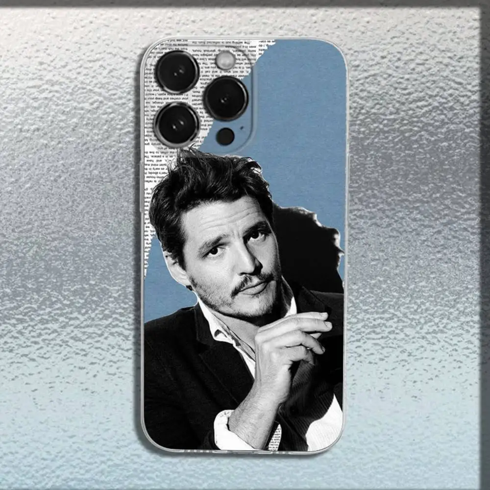 P-Pedro A-Actor Pascal Phone Case For iPhone 17,16,15,14,13,12,11,Pro,Max,Plus,E,SE4,Air,Mini Transparent Cover