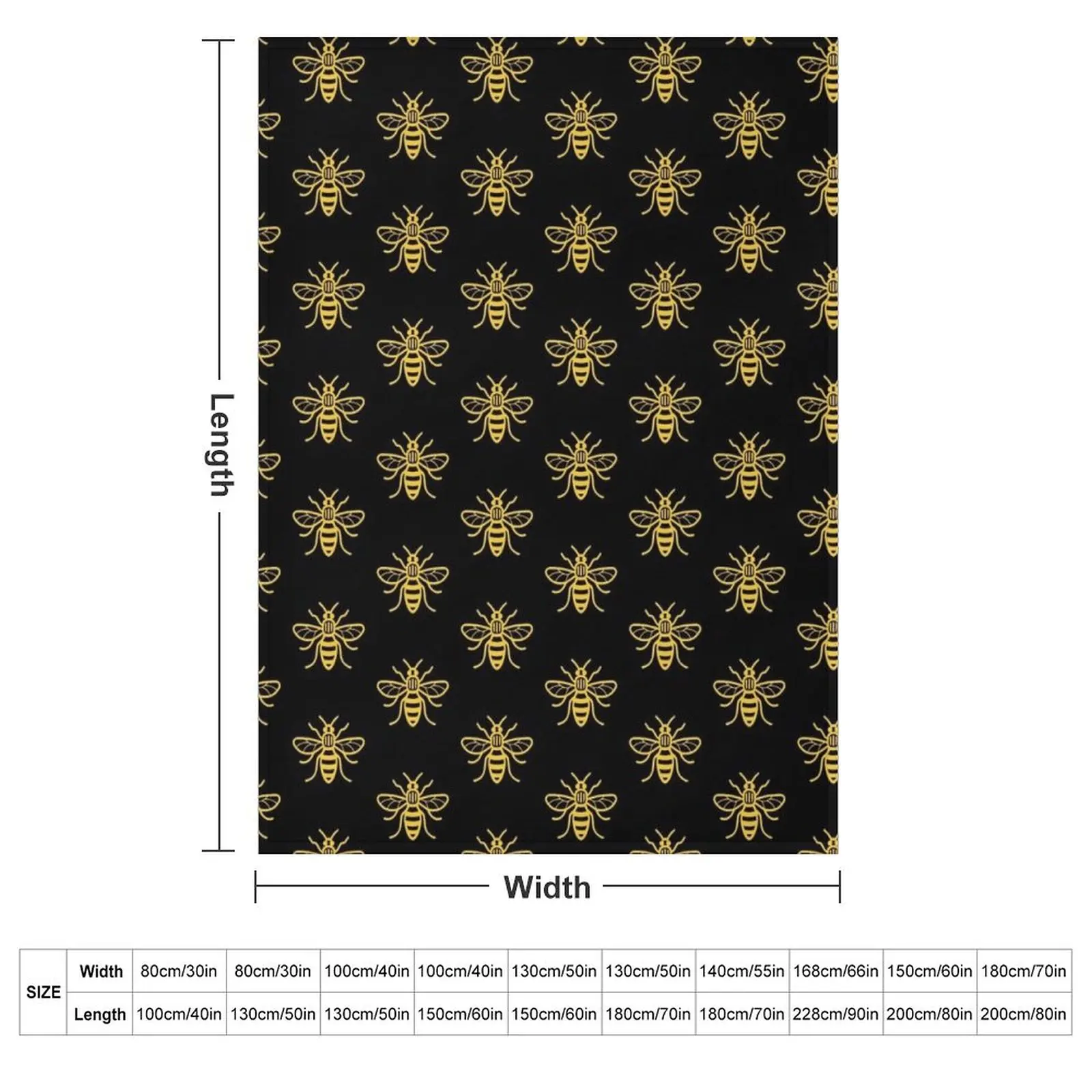 Manchester worker bee the symbol of Manchester Throw Blanket Luxury Throw Summer Beddings Decorative Beds blankets ands Blankets