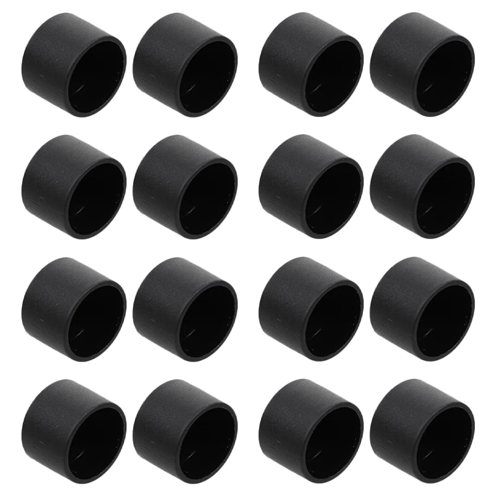 

30pcs Foosball Safety End Caps Black Plastic Sleeve Tip Protectors For 15.8Mm Rods Durable Seamless Design Adult Table Football