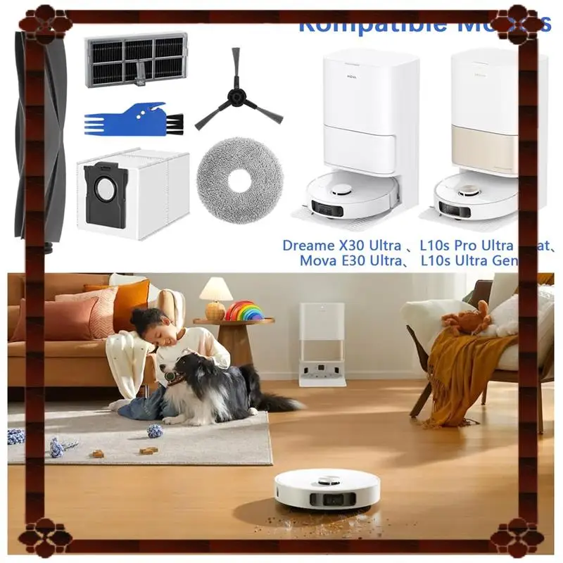 Dreame X40 Ultra/L10s Ultra Gen 2/L10s Pro Ultra Heat/X30 Ultra/Mova E30 Ultra掃除機アクセサリーPの24時間配送