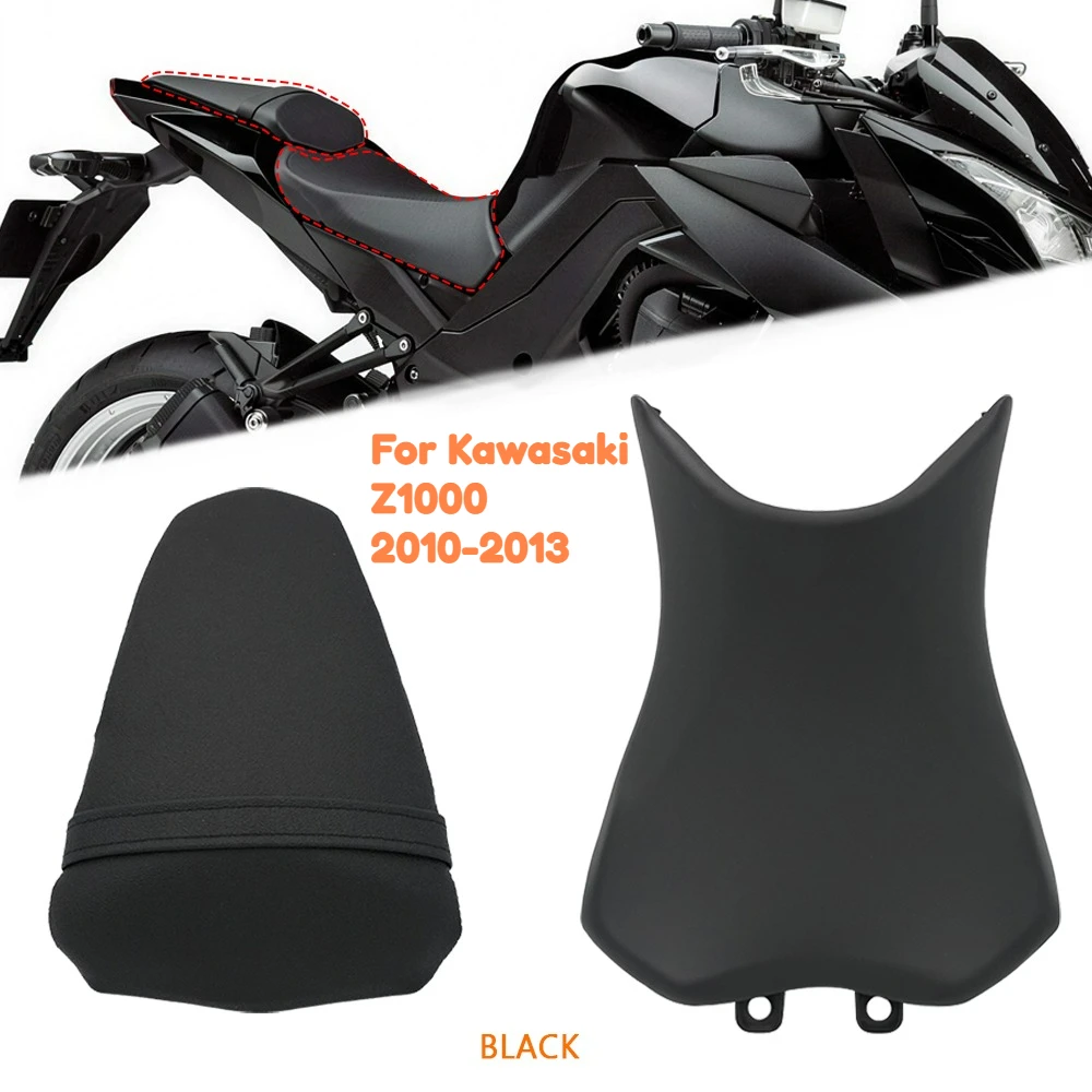 

Motorcycle Passenger Rear Pillion Seat +Front Seat Fit For KAWASAKI Z1000 2010 2011 2012 2013 10 11 12 13