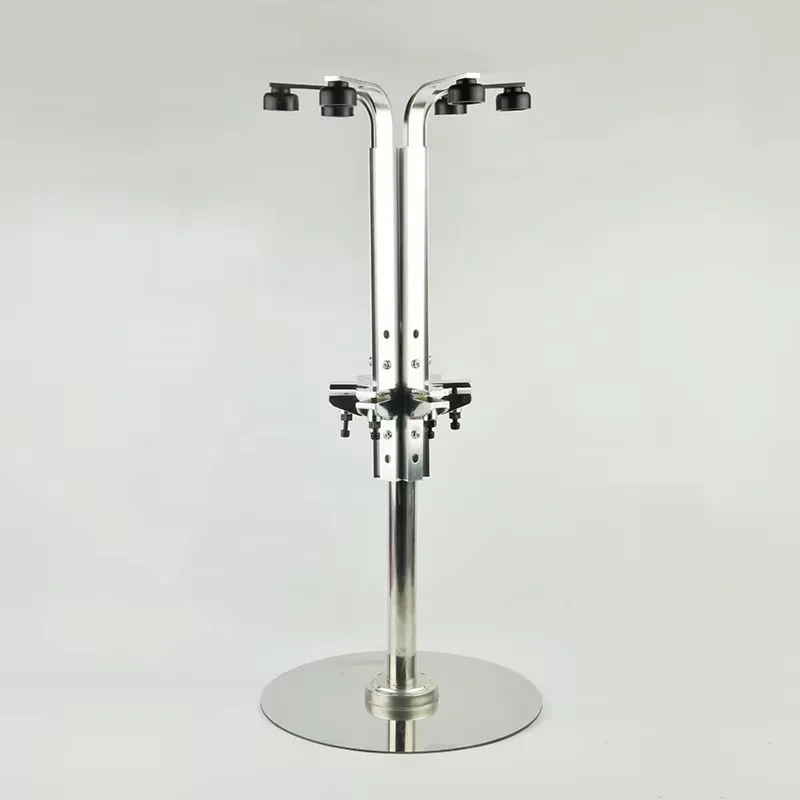 

Rotatable Design 6 Heads Perfume Bar Whole Store Perfume Display Rack With 6 Pump Head Distributor 6 Bottles Perfume Dispenser