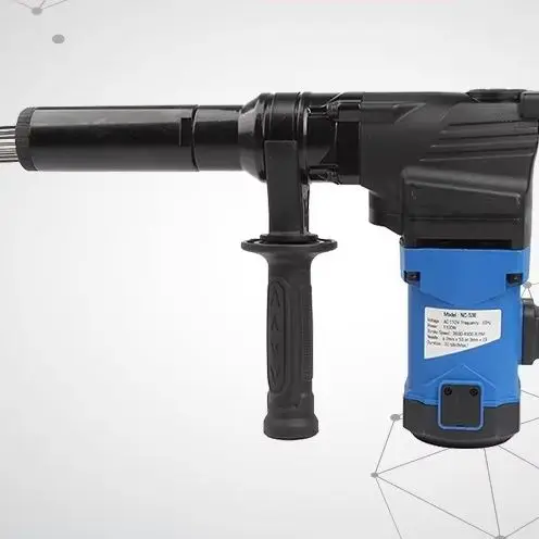 

110V/220V Hand-Held Needle Derusting Gun Suitable For Steel Pipe/Screw Nut/Ship Deck/Flange Rust Removal Cleaning Tools