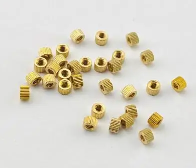 

10pcs ​​Brass Threaded Insert Connector Tube: 2-56 UNF Thread, 4mm OD, 2.7mm Length​ for RC model hobby DIY