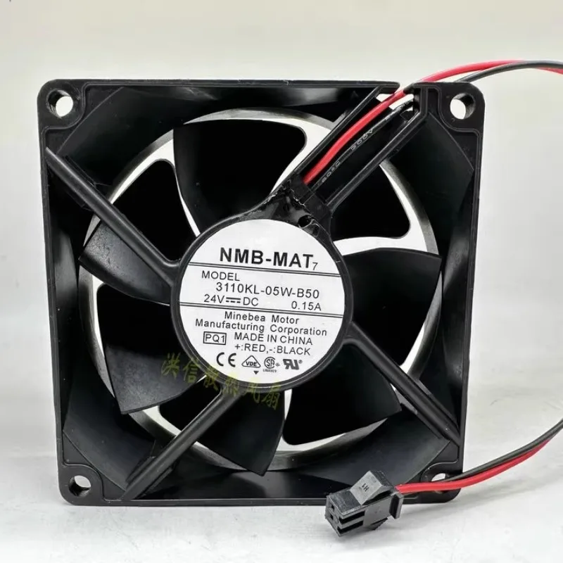

Новый вентилятор-кулер для NMB 3110KL-05W-B50 24 В 0,15 А 8 см 8025 охлаждающий вентилятор 80*80*25 мм