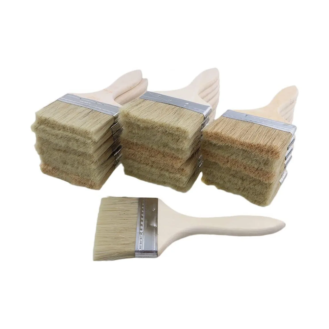 

18 Pack of 4 Inch (89mm) Paint Brushes and Chip Paint Brushes for Paint Stains Varnishes Glues and Gesso