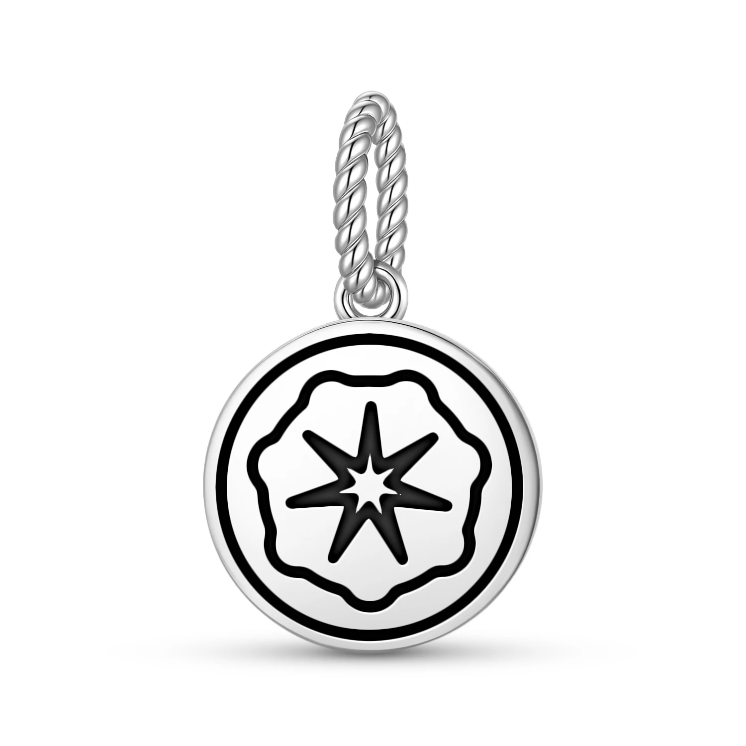 

Anthroposophy Saturn Seal Pendant 925 Sterling Silver Symbol Charm Bead for Women Bracelet Necklace Jewelry Popular