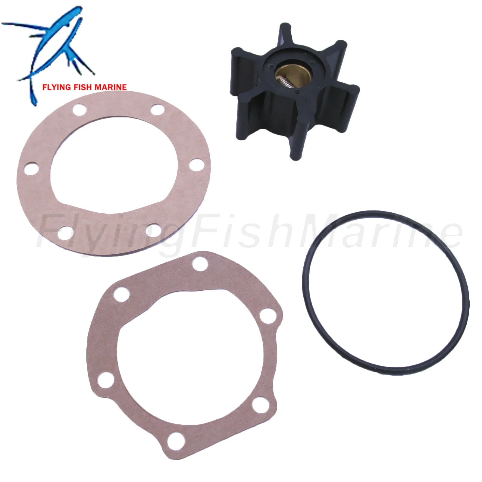 Flexible Water Pump Impeller 09-1026B-1/-9 18-3080 for Johnson /for Jabsco 673-0001 18673-0001-P / for Volvo 875808-8 22222936
