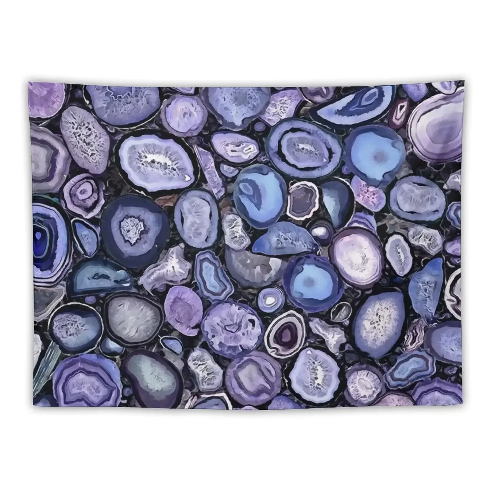 

Agate crystals Tapestry Wall Decoration Decor For Bedroom Living Room Decoration Tapestry