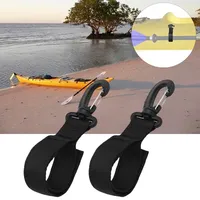 2 Pack Kayak Paddle Holder Webbing  Clip for SUP  Board Inflatable Boat