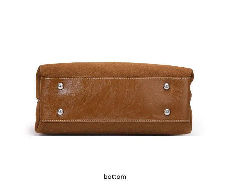 Aidanni Vintage Matte Cowhide Pillow Bag, Damenhandtasche, große Pendler-Schulter- und Umhängetasche, strukturierte Damentasche – Detail 12