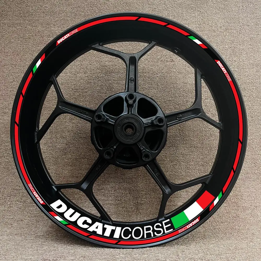 Applicable to Hadaoke 848 959 1199 Ducati wheel hub stickers DUCATI821 795 796 modified wheel rim waterproof stickers