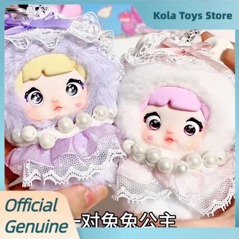 Oryginalne Nommi Baby Sweetheart Bunny Series Blind Box Śliczne winylowe pluszowe lalki Wisiorek Nommi Mystery Box Trend Toys Prezenty urodzinowe