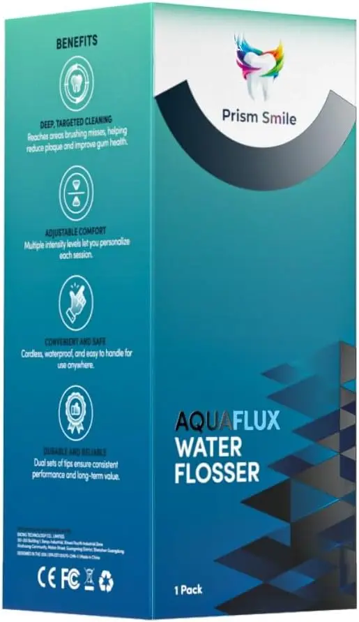 

Беспроводной ирригатор для полости рта с 6 режимами, резервуаром на 240 мл, водонепроницаемостью IPX7, 30-дневным временем автономной работы, в комплекте 8 насадок.