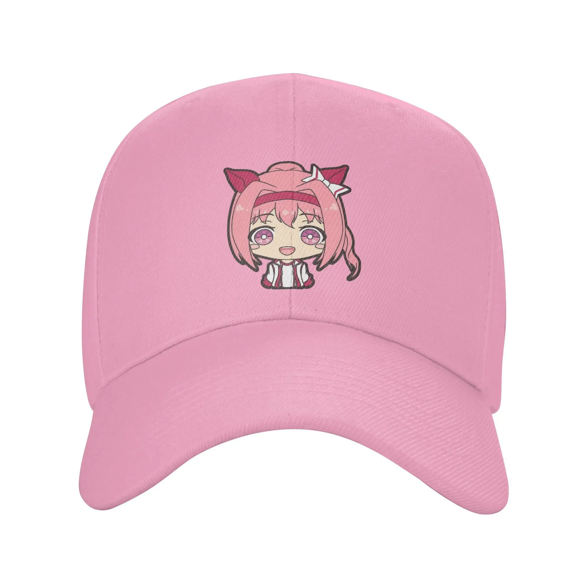 الرجال النساء UmaMusu Haru Urara Uma Musume القبعات الهيب هوب قبعات البيسبول Snapback قبعات القبعات قبعات للحماية من الشمس قابل للتعديل قبعة صيد