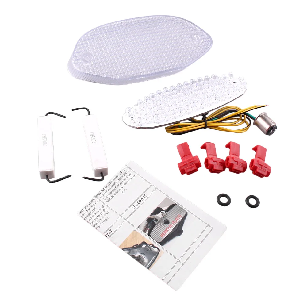 Enquêter de Stop Arrière LED Intégré pour BMW, Clignotants, Assemblage, F650CS 2001-2004, R1100S 1998-2004, E-Mark