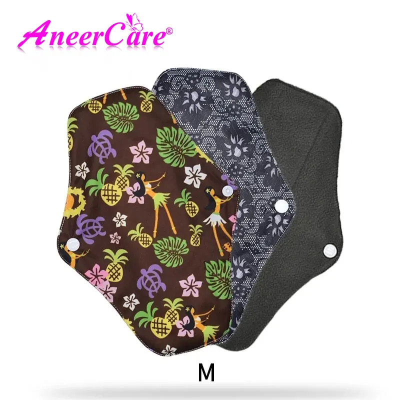 1 pezzo Zoccoli sanitari da donna Assorbenti per la mestruazione Guarnizioni riutilizzabili Assorbente sanitario lavabile Salvaslip Assorbenti mestruali