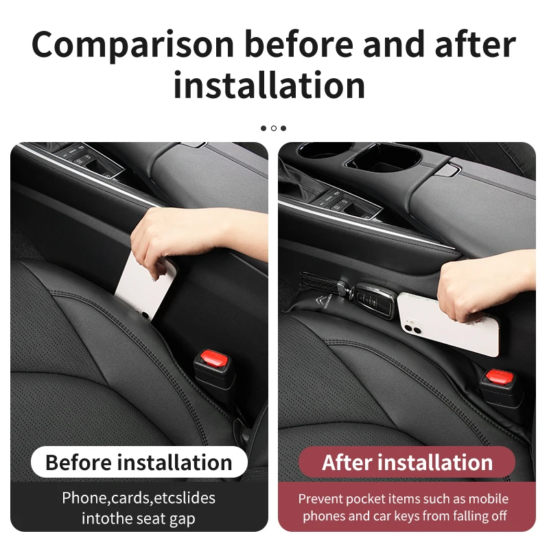 Car Seat Gap Plug Seam Filling Anti-Leakage Seat Side Slot Strip For Citroen C4 C3 C2 Berlingo Celysee Cactus Picasso Aircross