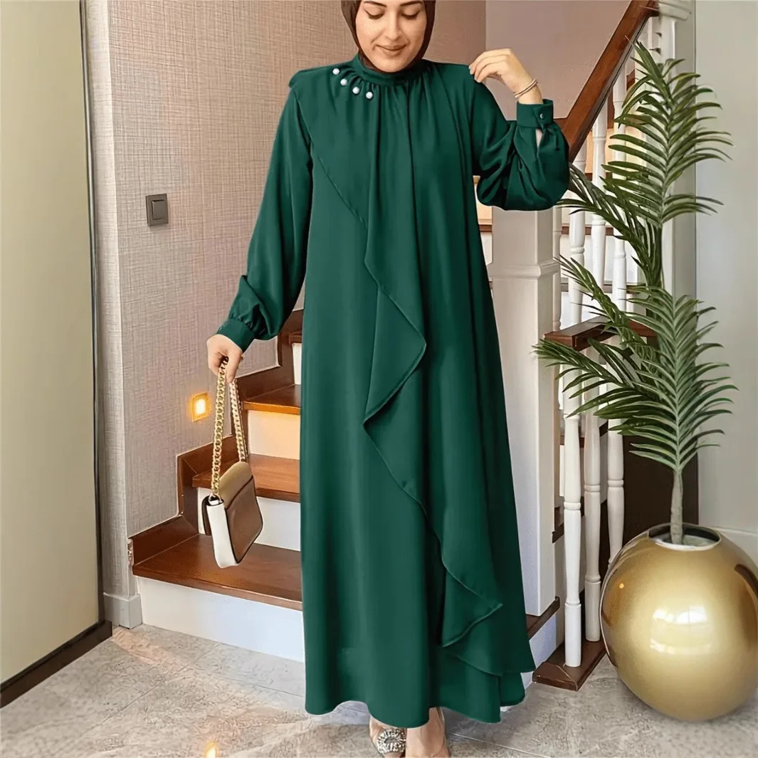 

Eid Abaya Dress Women Muslim Dubai Morocco Dresses Jalabiya Ramadan Modest Abayas Kaftan Islam Vestidos Arab Long Robe 2026