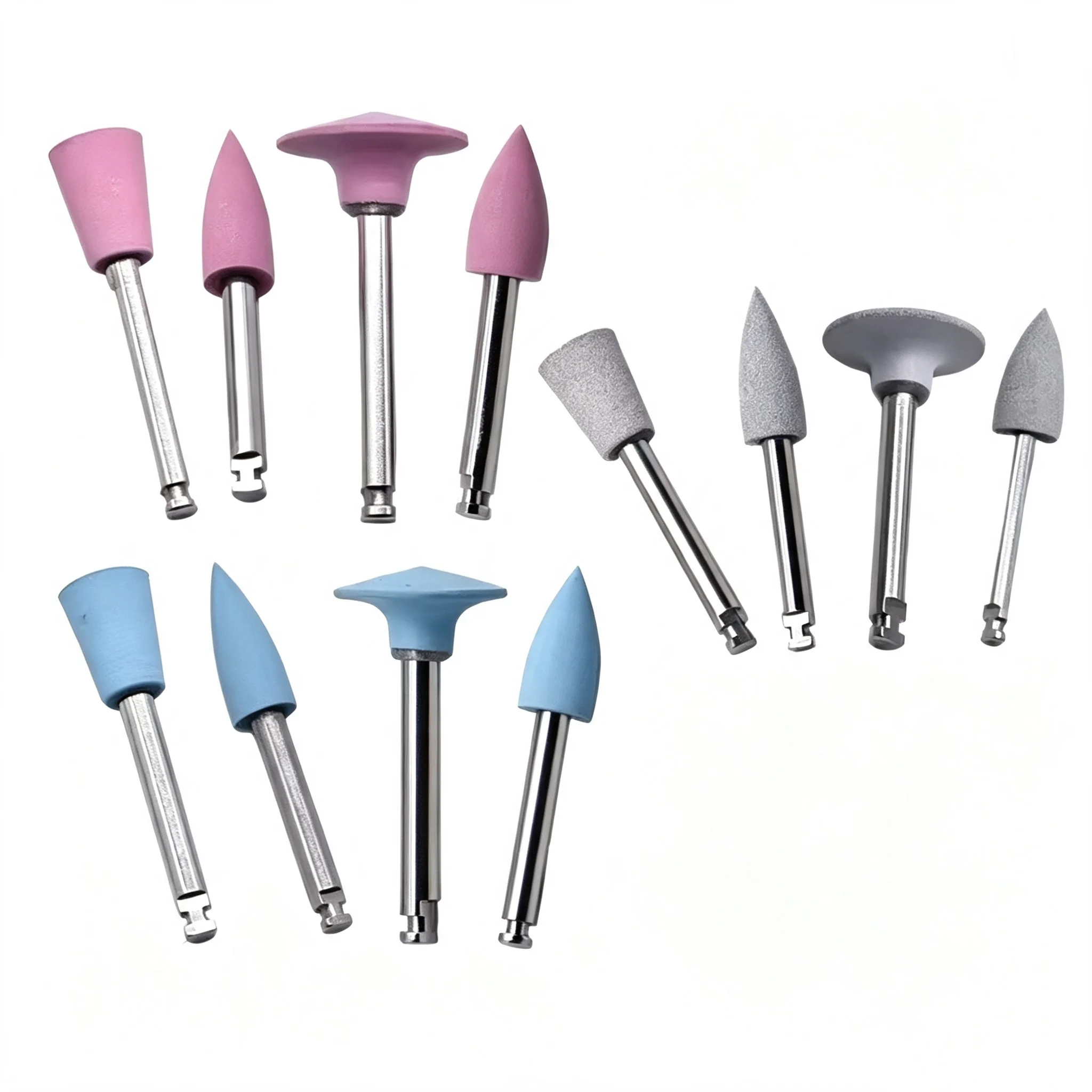 Orbital Polisher Da - 4Pcs/Lot Dental Silicone Rubber Polishing Burs