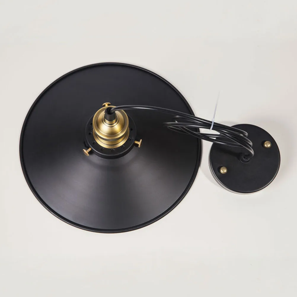 

Vintage Pendant Lamp Retro Ceiling Light Umbrella Shade Chandelier Dining Room Living Space Industrial Coffee Shops Durability