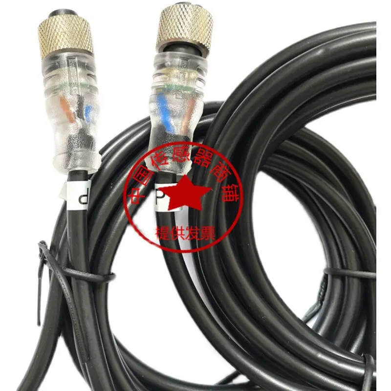 in Stock M12 Connection Cable Gino Technology EK3-2M/P00 EK3-5M/P00 EK3-10M/P00 Sensor High-Quality Industrial Cable