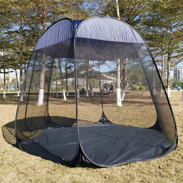 Outdoor Light Weight pop up screen room large mosquito net Shelter tent Canopy with floor