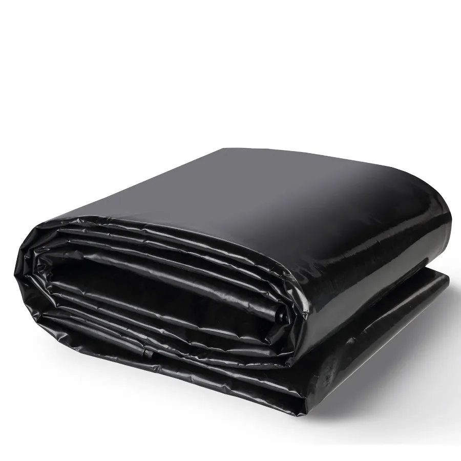 

Pond Liner 10 x 13 ft 20 Mil Thickness Pliable LLDPE Material Pond Skins Easy Cutting Underlayment for Fish or Koi Ponds Water