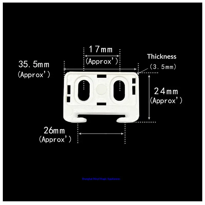 1/4 Sets Refrigerator Door Sliding Guide For Electrolux/Siemens/ Built-in Fridge Door Slide Rail Mounting Kit