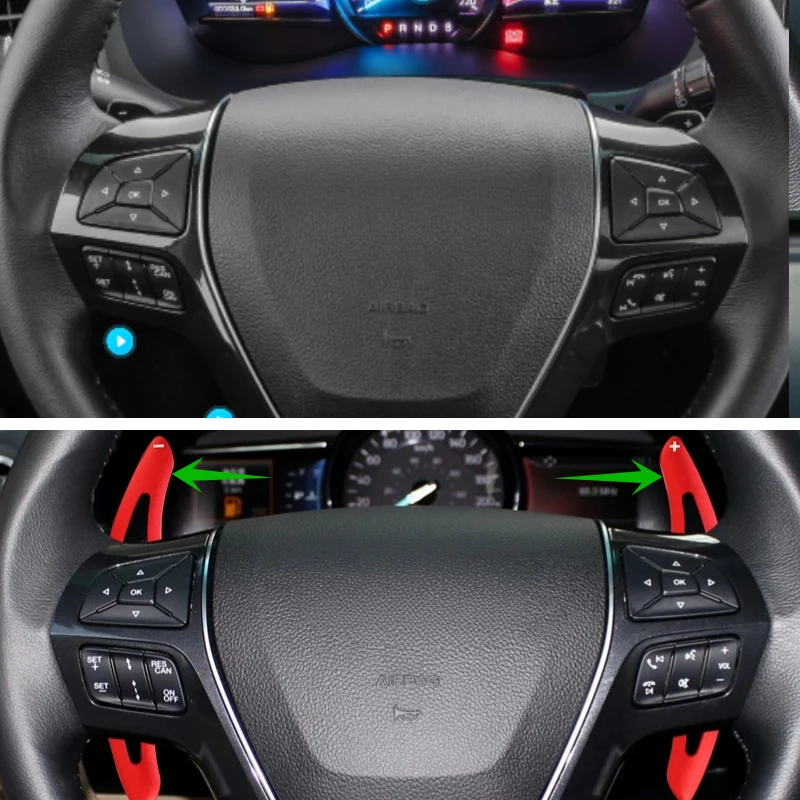 

Car Steering Wheel DSG Paddle Shift For Ford Explorer 2016 - 2019 Gear Shifter Paddles Extension