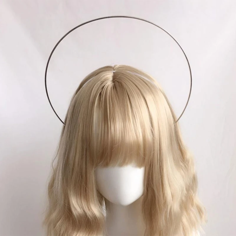 Women's Gothic Gothic for Sun Godmother's Hairhoop Virgin Mary Headpiece Bride Hair Dropshipping