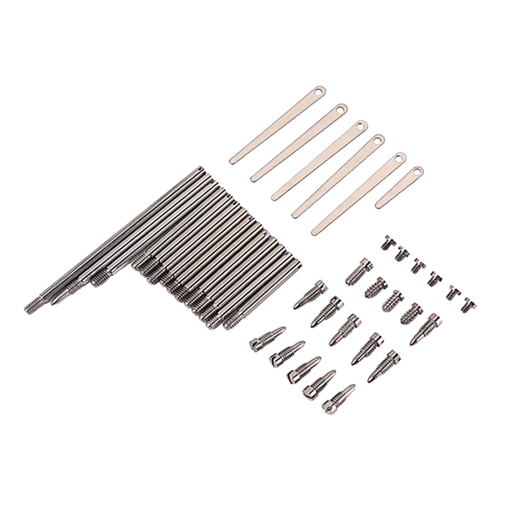 

Saxophone Repair Kit Accessories Combination Silver Screws Spring Tool Shaft Rod Parts Durable Alto Sax Replacement DIY Wind