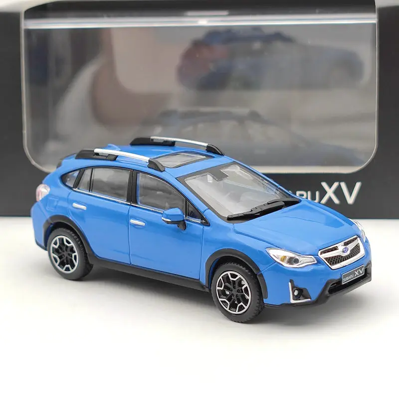 Original 1:43 Subaru Forester XV Off-road Vehicle Alloy Car Model Blue Red Adult Classic Collection Gift Souvenir Toy Spot