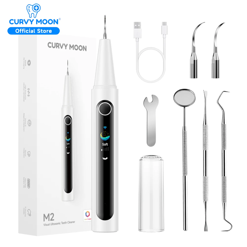Visible Electric Ultrasonic Teeth Cleaner 800MP HD Camera UV LED Light Plaque Tartar Calculus Stains Remover For Teeth Cleaning