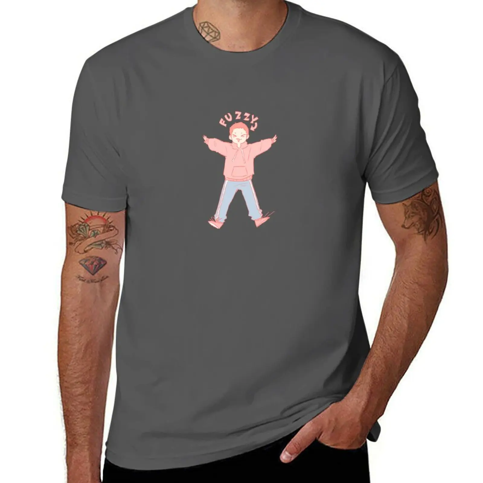 

Timeskip Fuzzy Tendou Satori T-Shirt Retro Style Print Casual Top