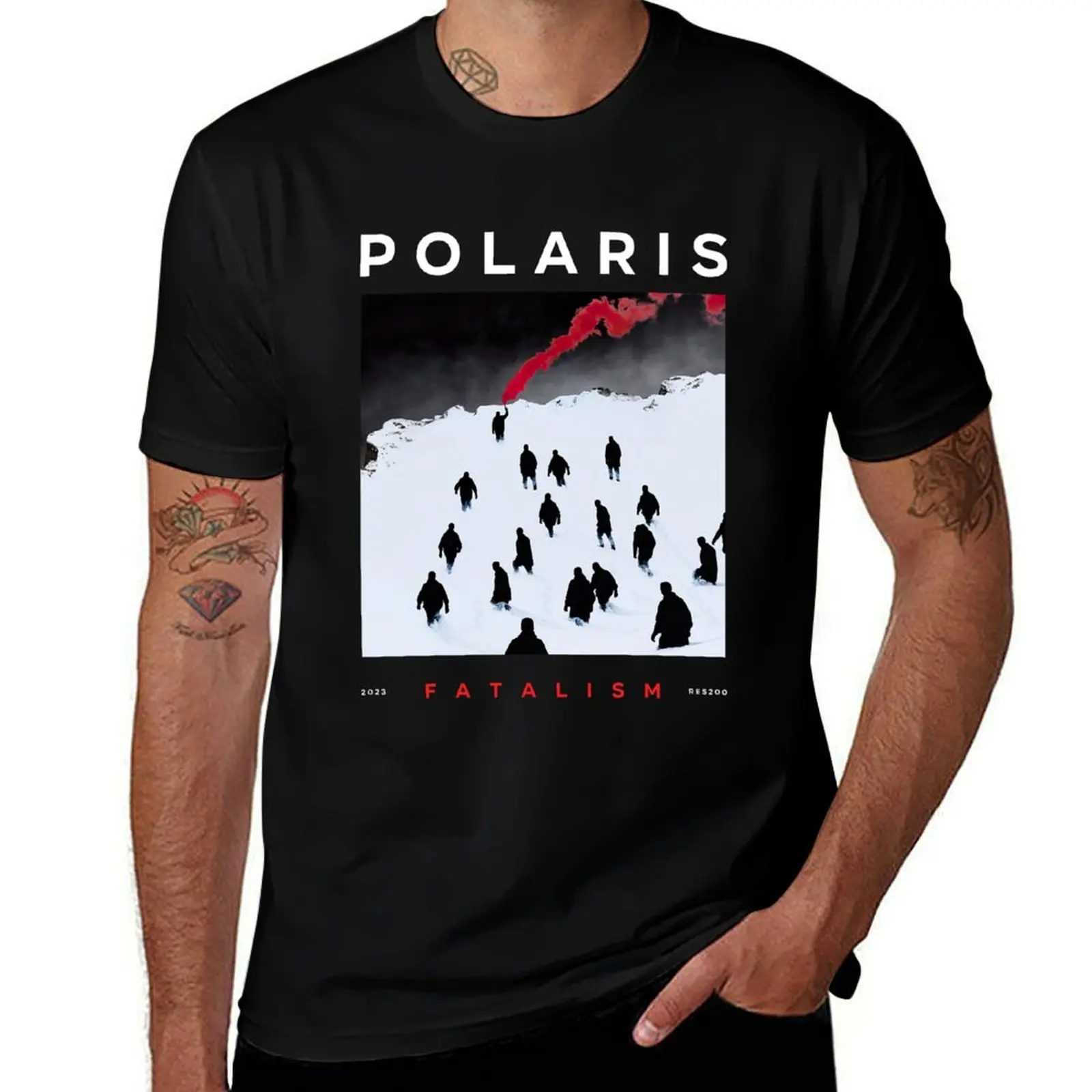 Polaris Merch Fatalism T-Shirt Casual Breathable Short Sleeve Top