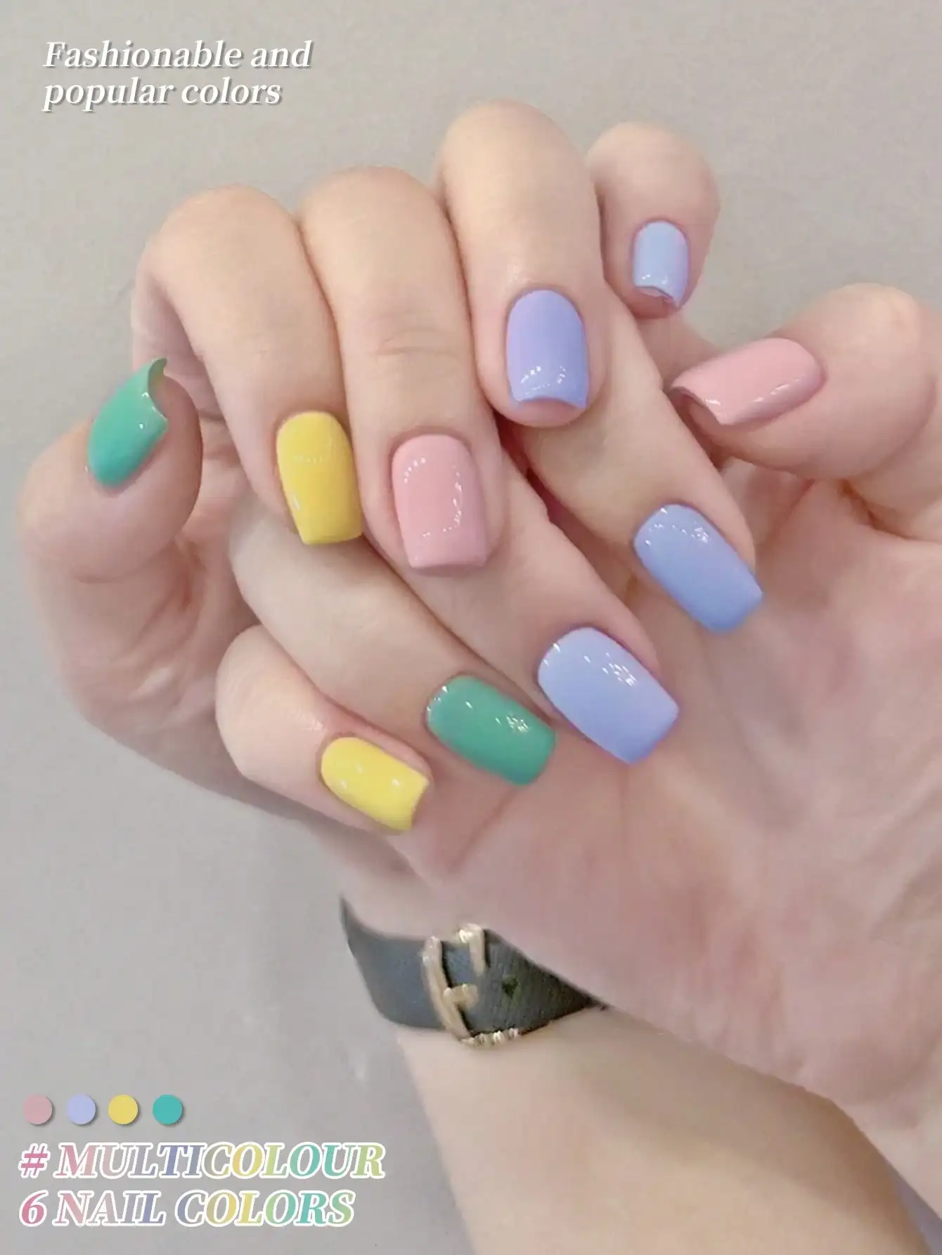 XEIJAYI 6 szt. Kolorowy Zestaw Żelowych Lakierów do Paznokci w Kolorach Cukierków, Żel do Paznokci UV LED do Zmazywania, Półtrwały Żel do Samodzielnego Wykonania w Salonie, Wysokiej Jakości Żel do Zdobienia Paznokci, Prezent dla Kobiet