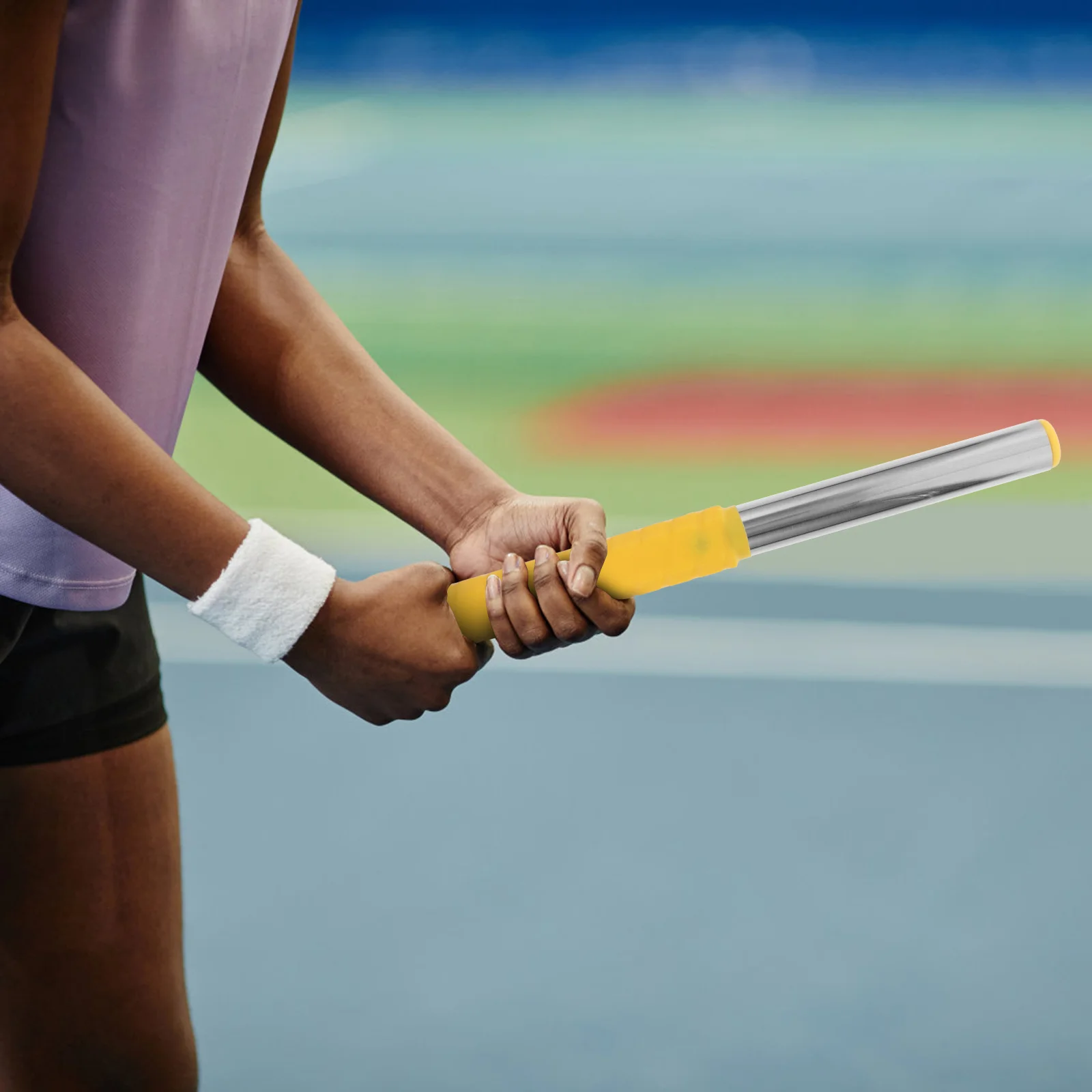 

Badminton Swing Trainer Practice Equipment Power Training Backhand Grip Correction Portable Fitness Tool for Enthusiasts